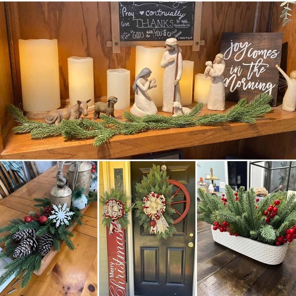 🆕 100 Pcs Artificial Christmas Branches - Picture 3 of 8